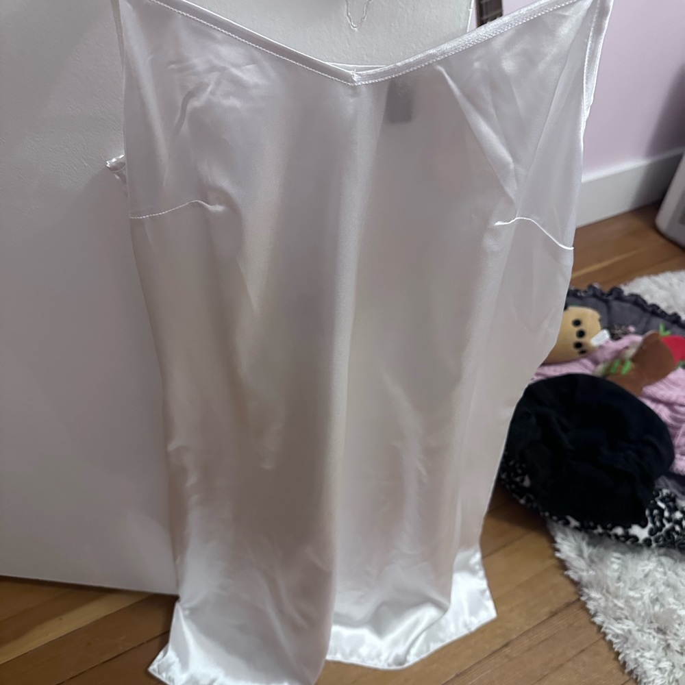amazon womens satin nightshirt dress small